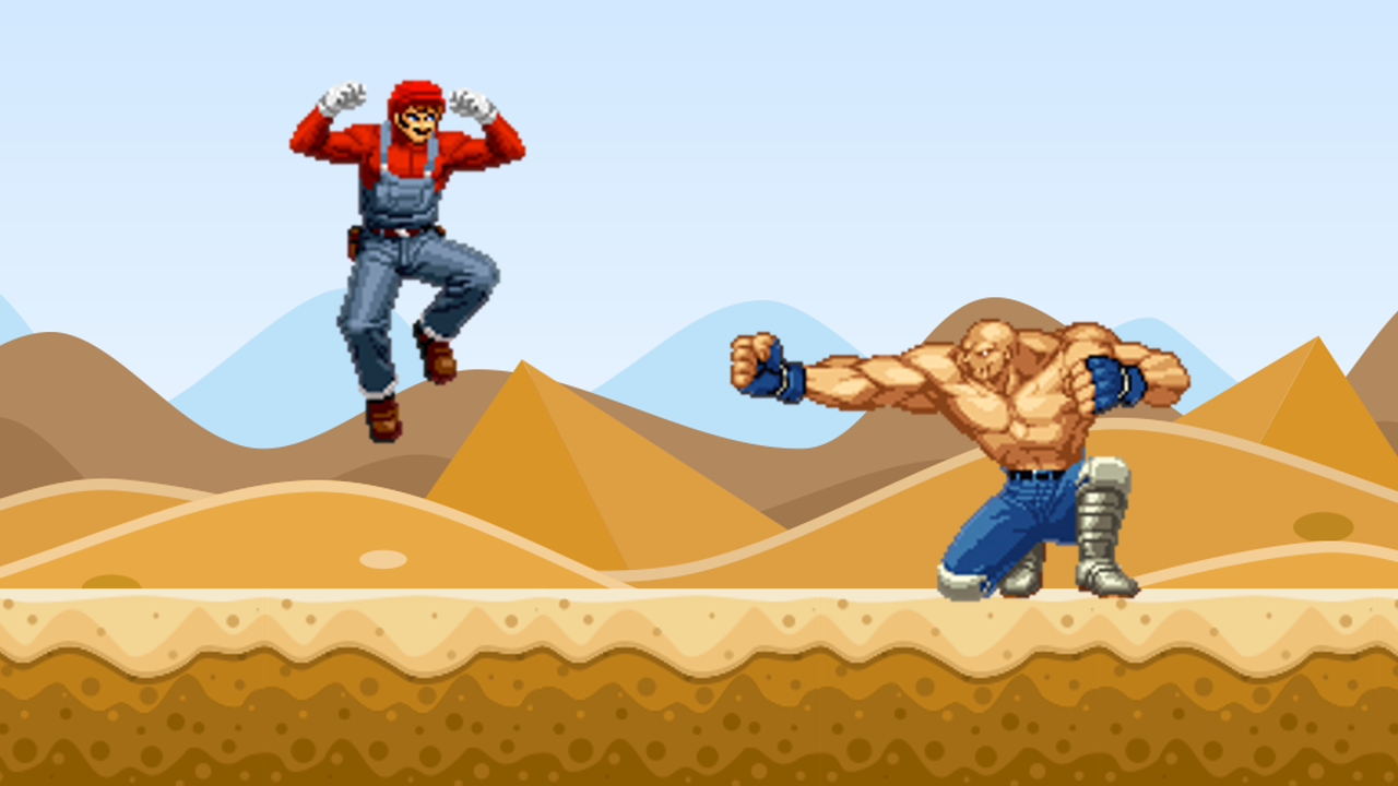 Construct 2 Jogo de Luta