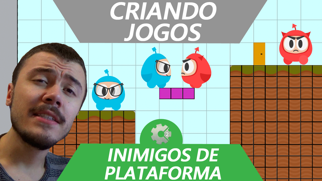 Como Criar Um Jogo De Plataforma - Inimigos - One Day Code