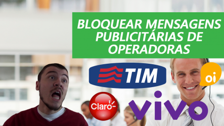 Parar de Receber Mensagens da TIM, CLARO, VIVO e OI